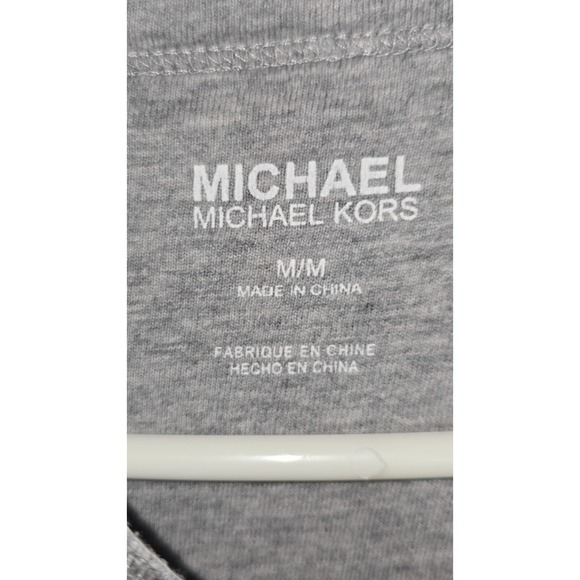 Michael Michael Kors 3-Button Long Sleeve Cotton Hooded Pullover Fitted Mens M - Picture 3 of 9